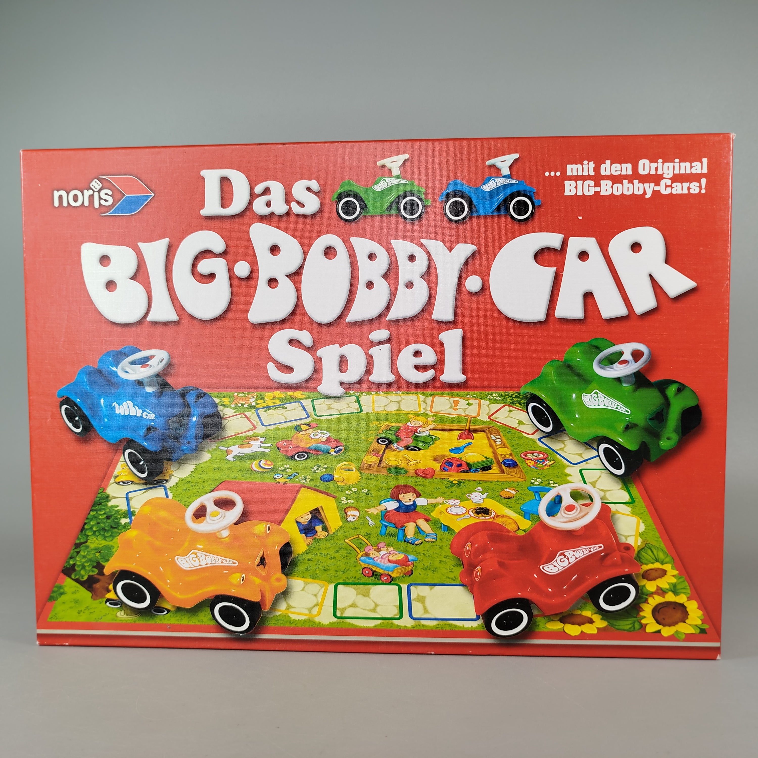 Noris Das BIG-BOBBY-CAR Spiel Brettspiel, Komplettset, wie neu